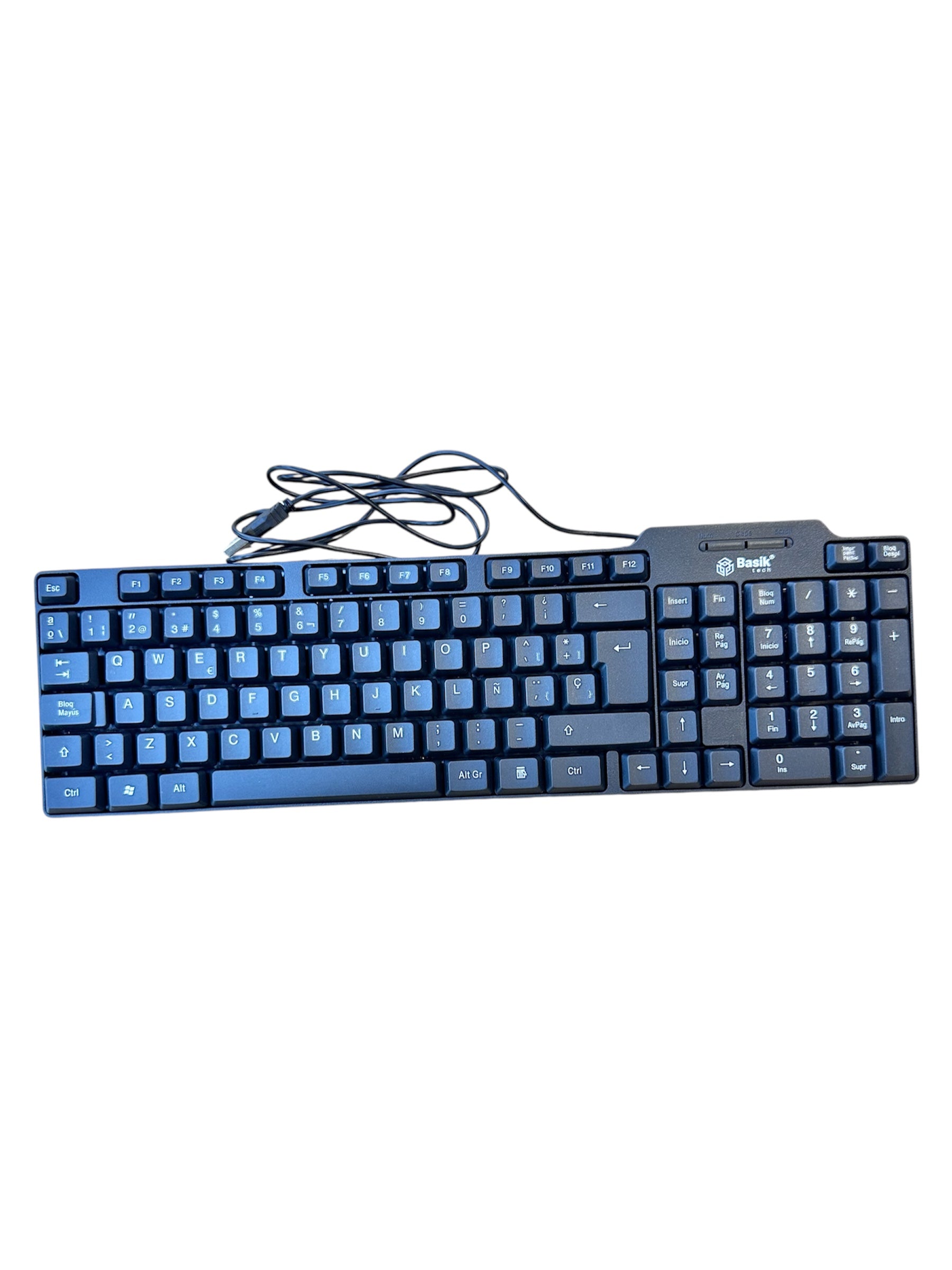 Teclado alámbrico USB Basik Tech
