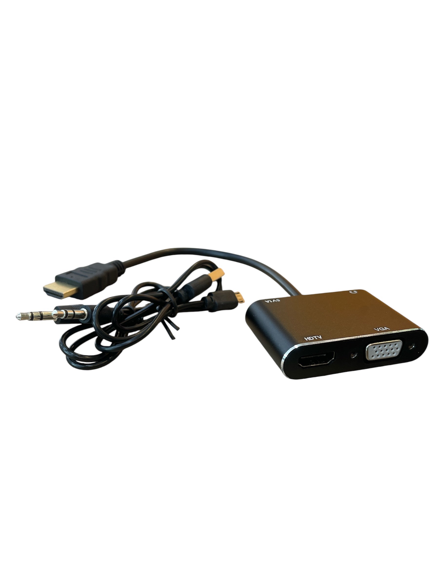 Adaptador HDTV a HDMI + VGA con Audio