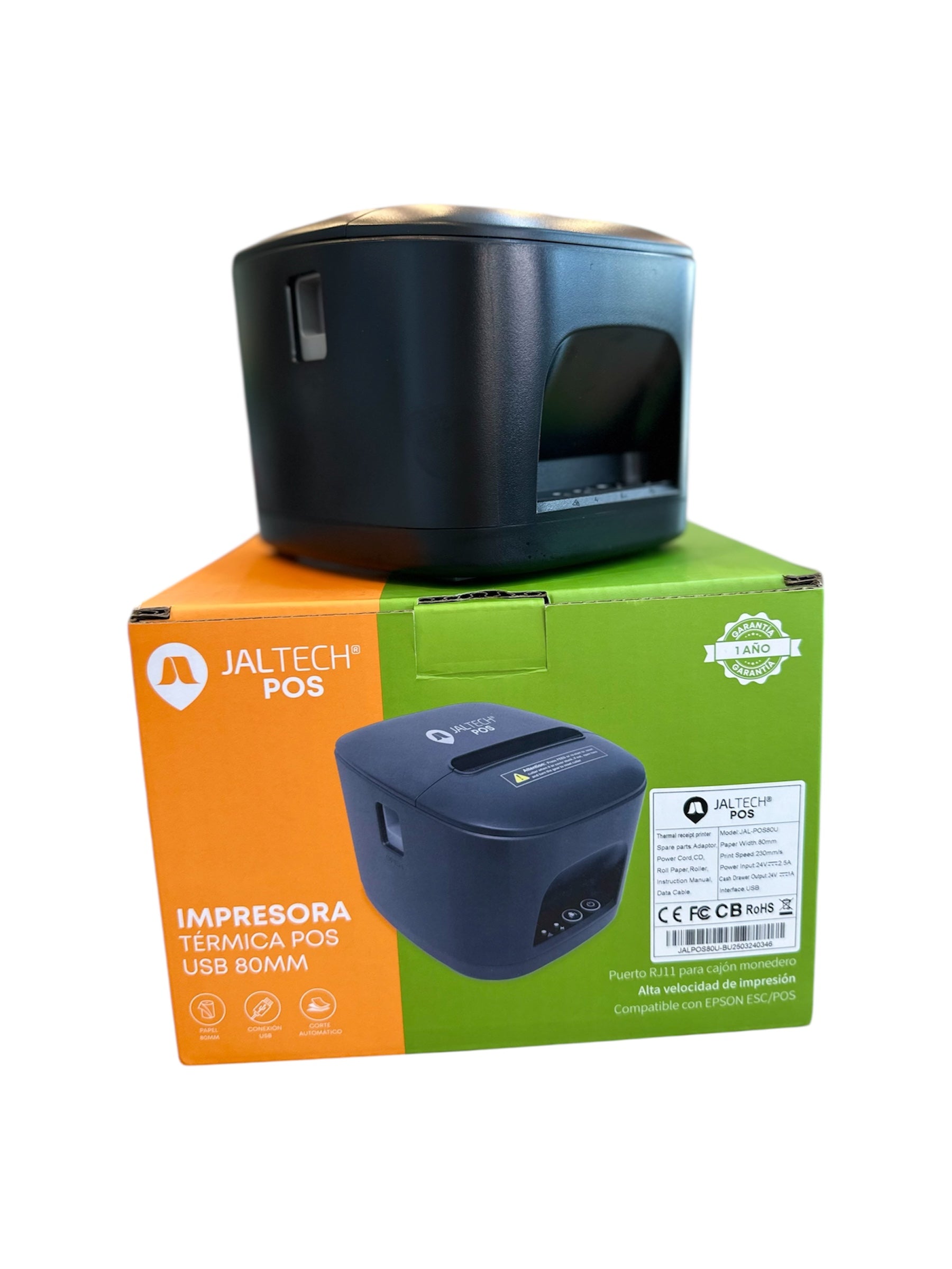 Impresora térmica pos usb 80mm