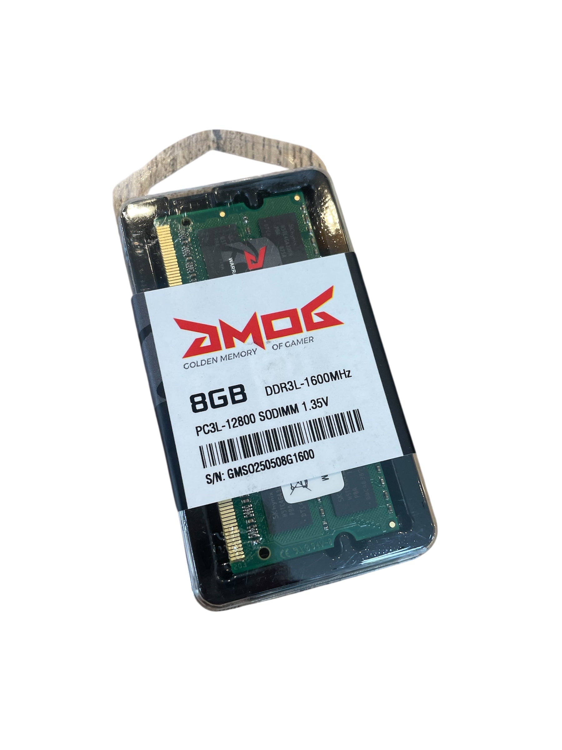 Memoria RAM AMOG 8GB DDR3L SODIMM 1600MHz