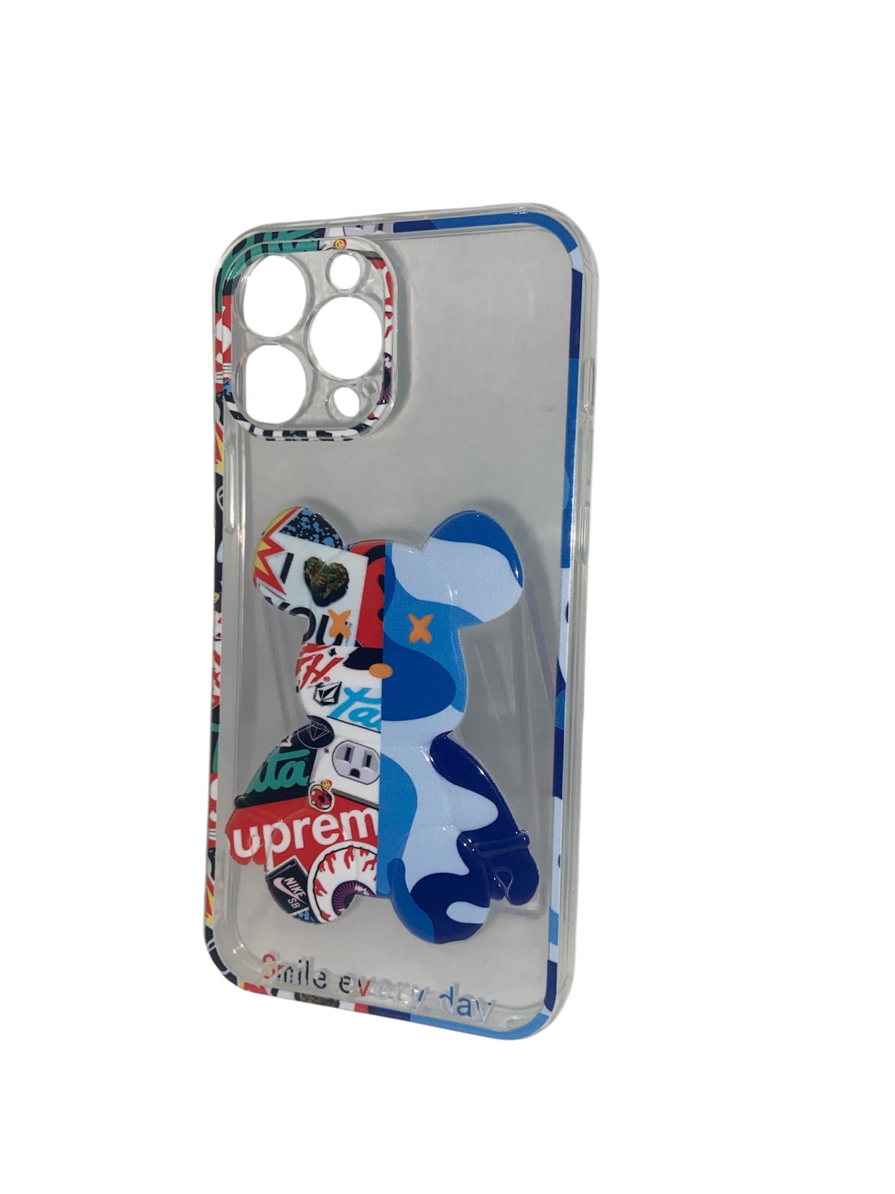 Case IPhone 13 Pro max Osito de colores