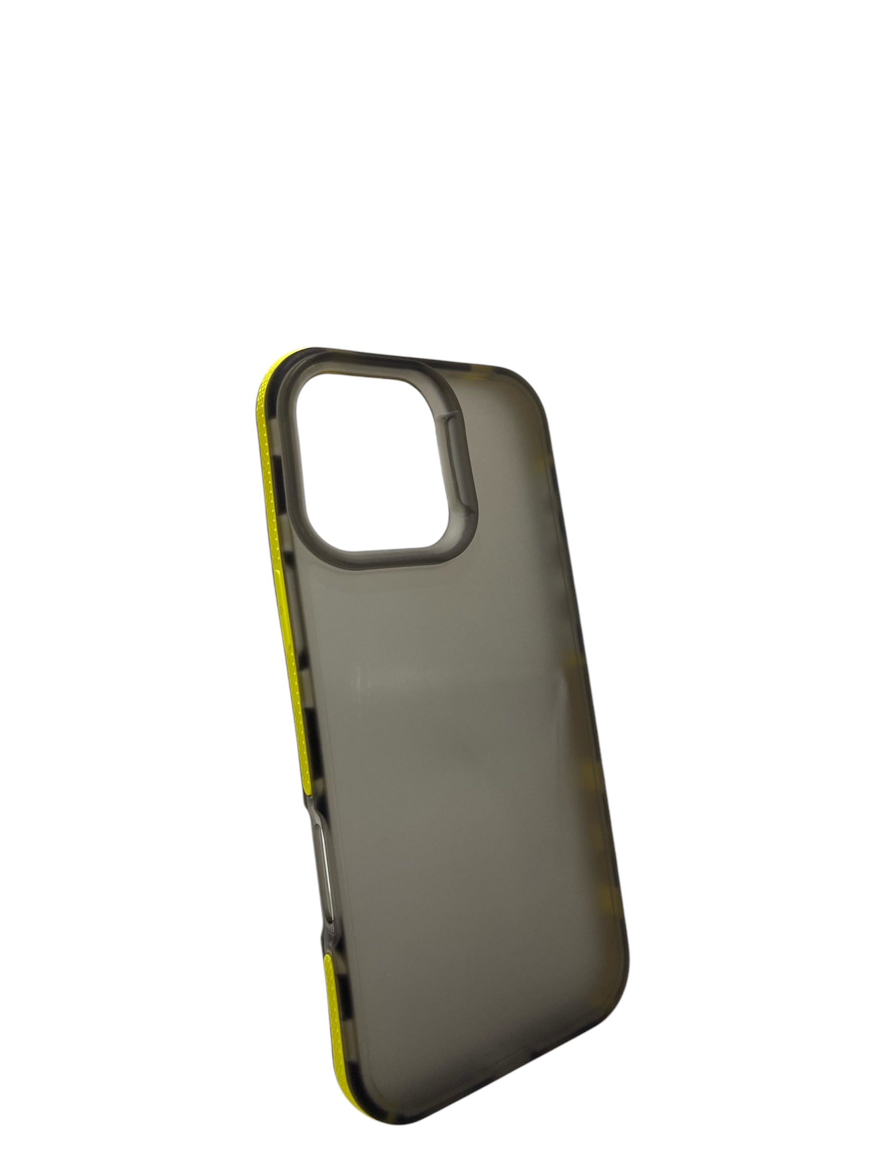 Case Iphone 16 Pro Max semioscuro con borde de color