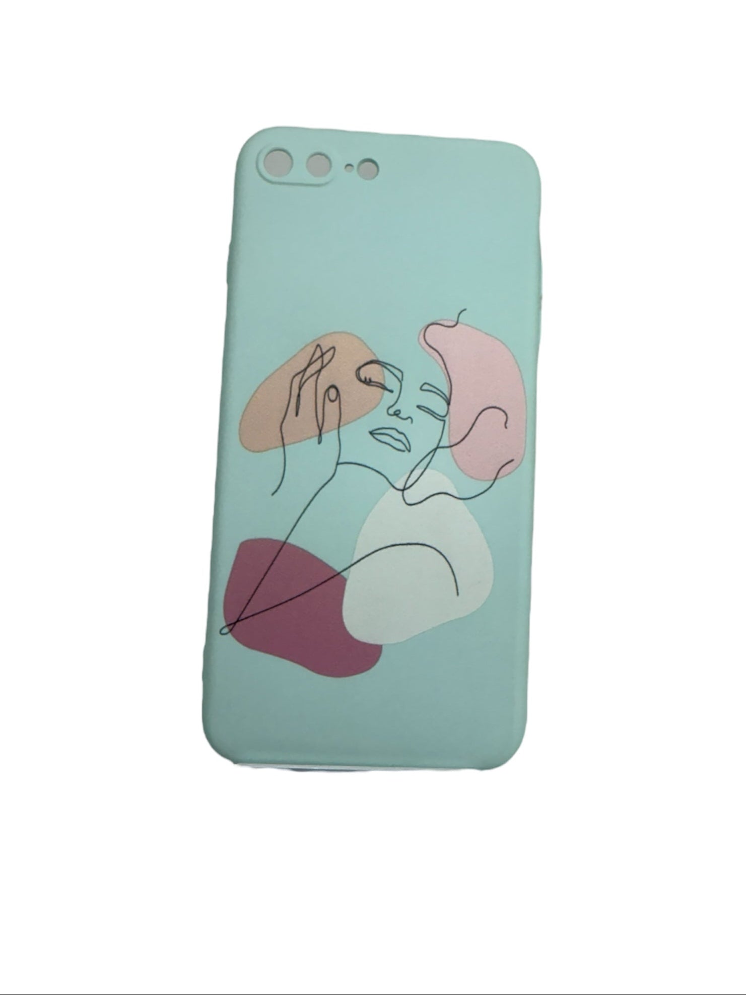 Case IPhone 7 plus Silicone minimalista