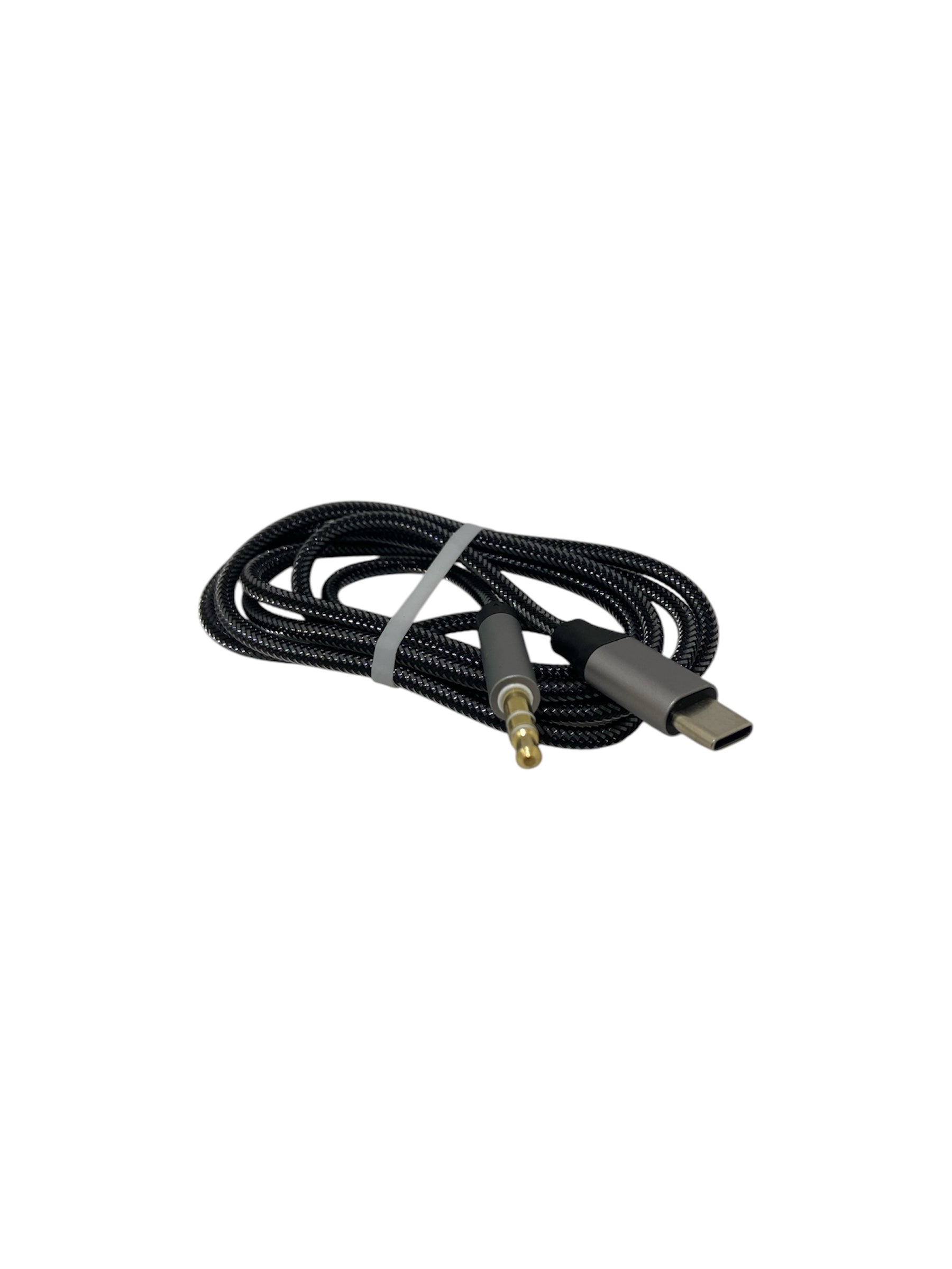 Cable audio auxiliar sonido tipo C a Jack 3.5mm Estéreo 1 Mt