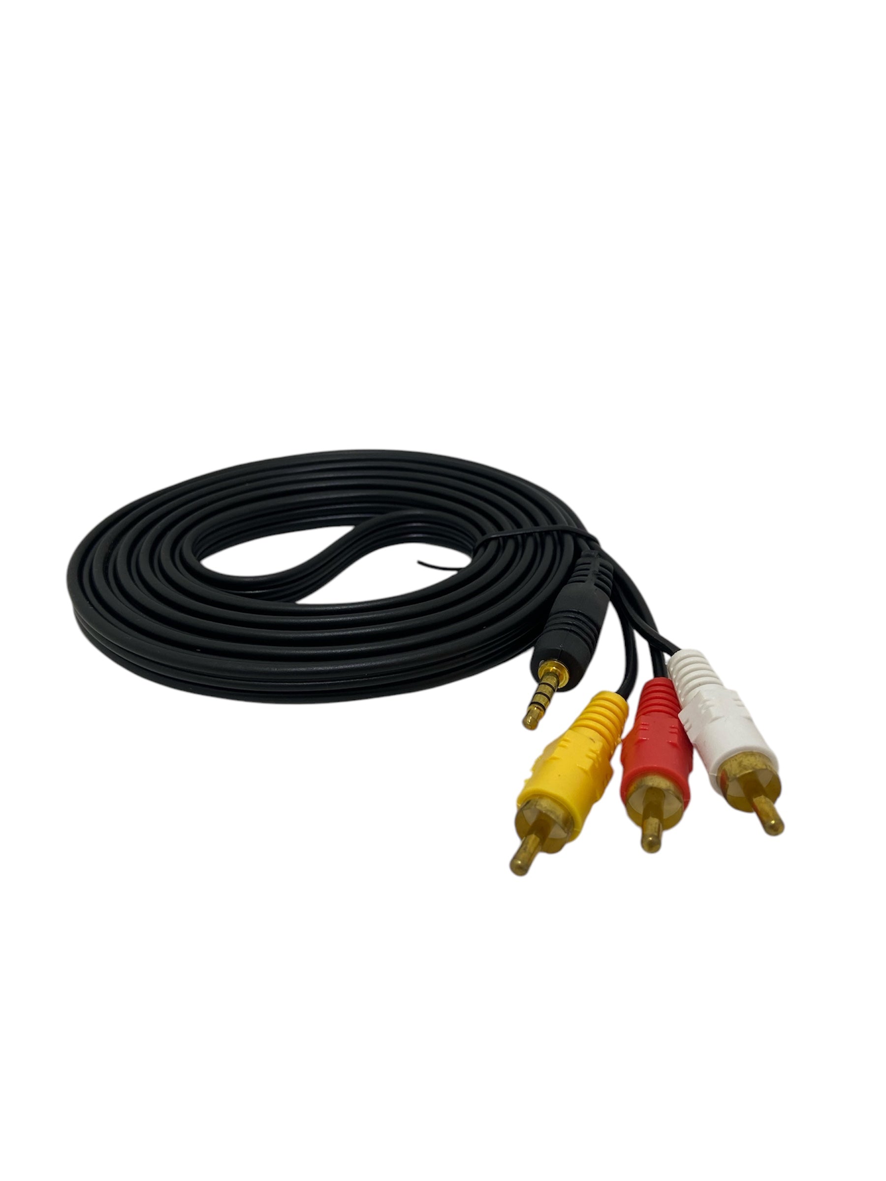 Cable Rca A Estéreo Auxiliar De Audio Plug 3.5mm 3mt