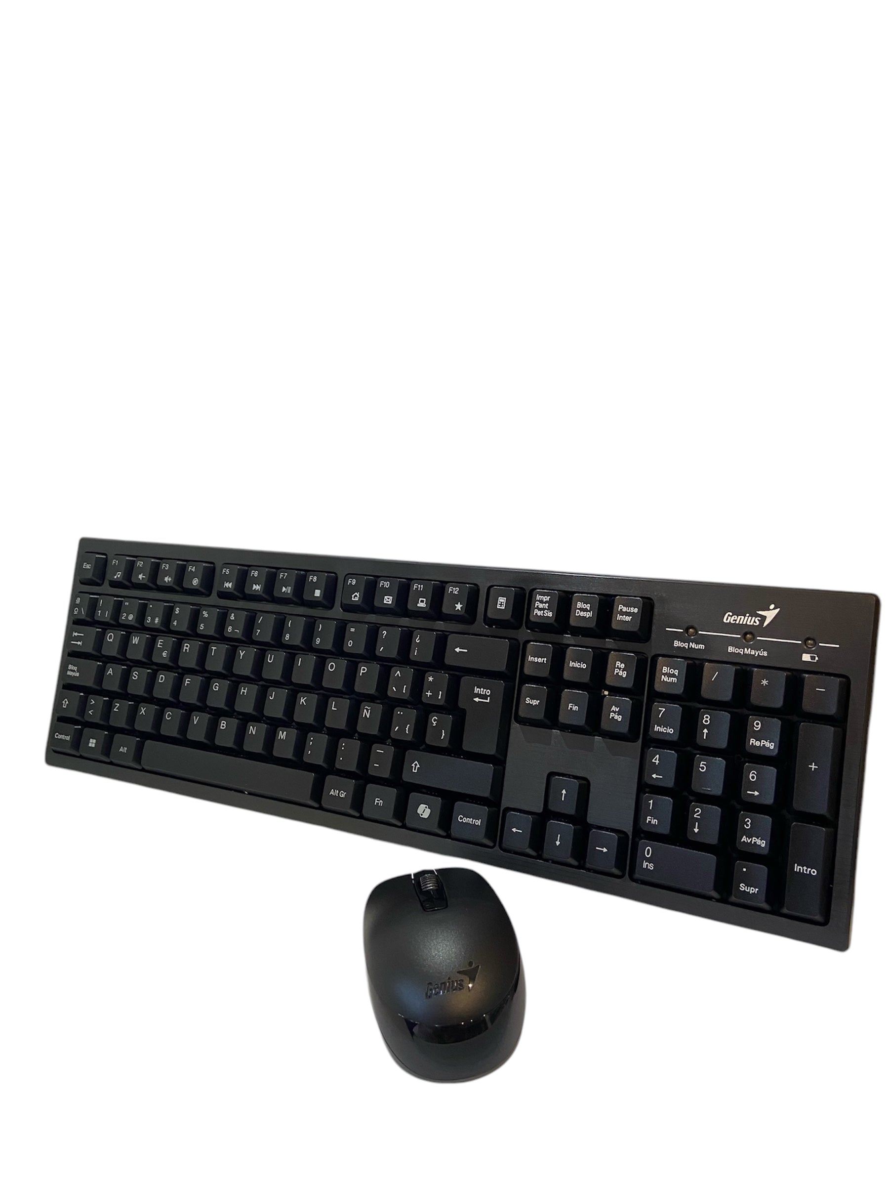 Combo teclado y mouse genius inalámbrico