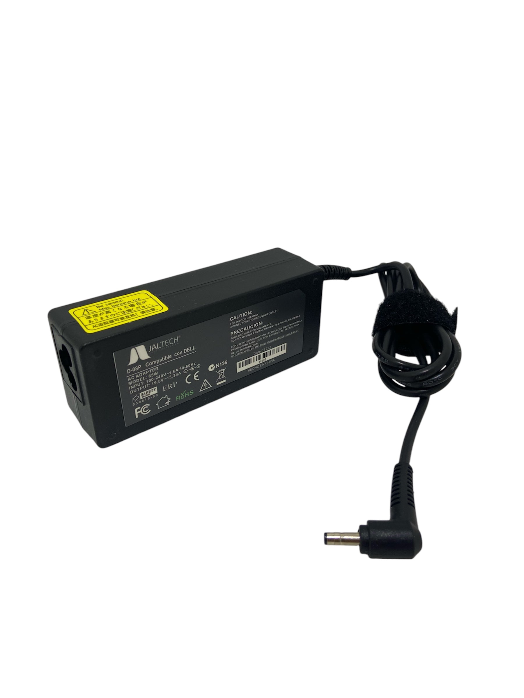 Cargador para dell 19.5 V 3.34 A punta 4.0 - 1.7 negra 65W JALTECH