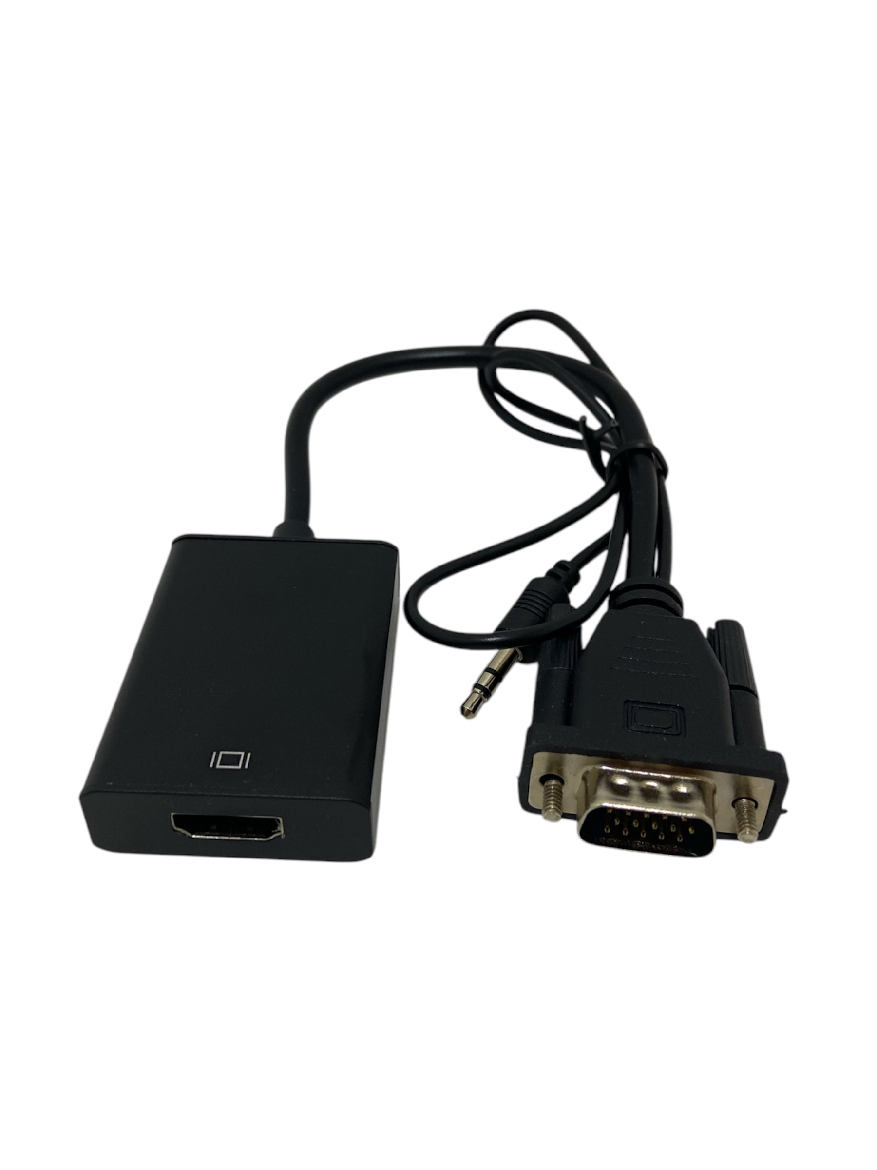 Cable Conversor Vga Macho A Hdmi Hembra Hd Adaptador + Audio