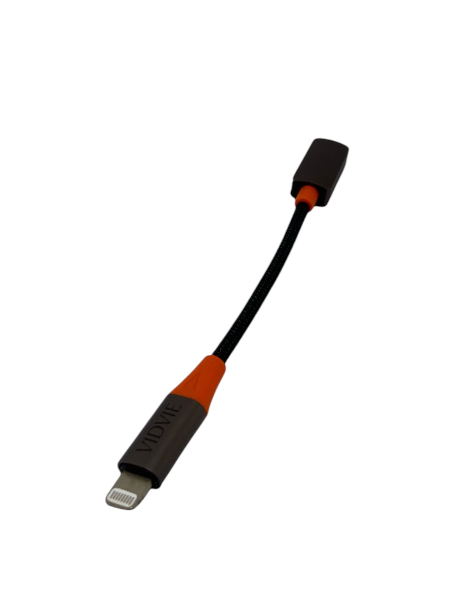 Cable Adaptador para audio entrada Lightning (IPhone) VIDVIE