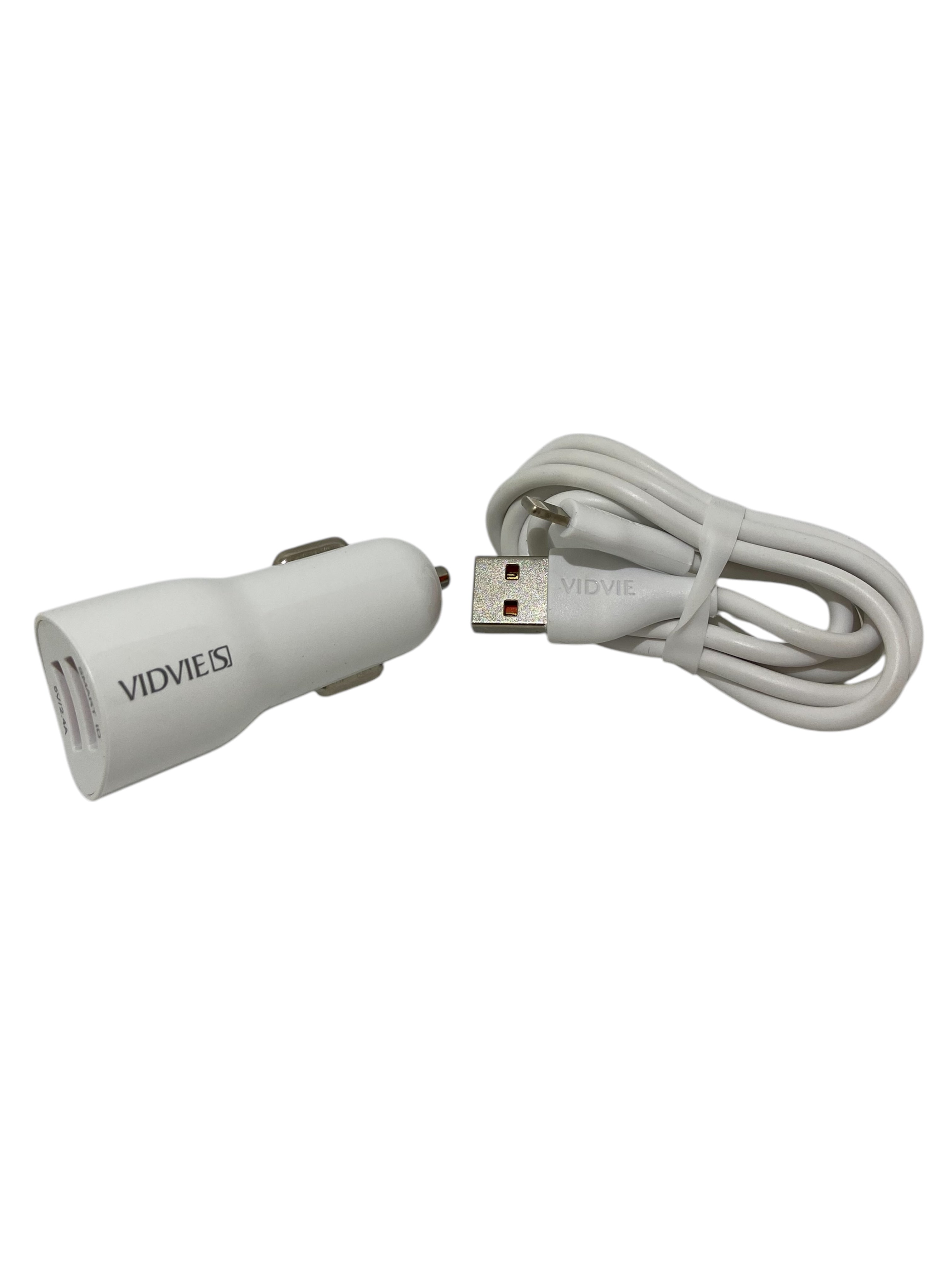 Cargador de auto vidvie 2.4 a max dos entradas